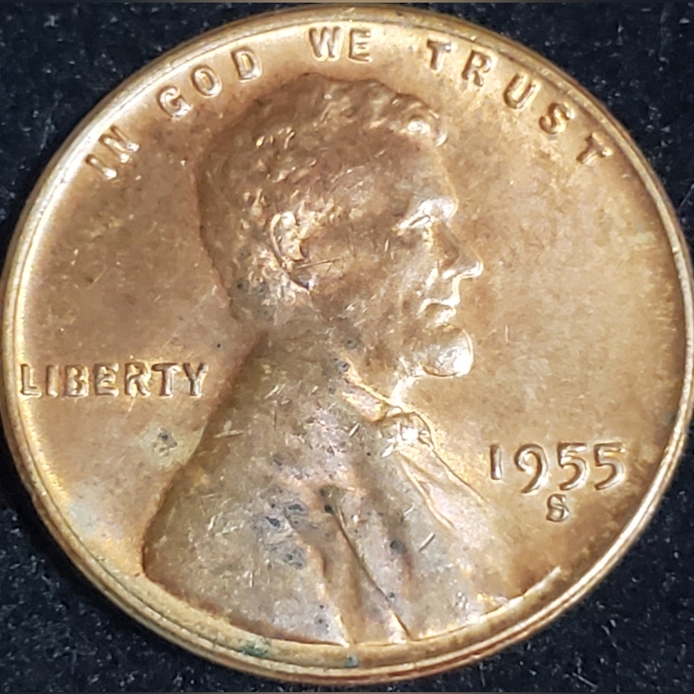 Vintage 1955 Lincoln Wheat Penny